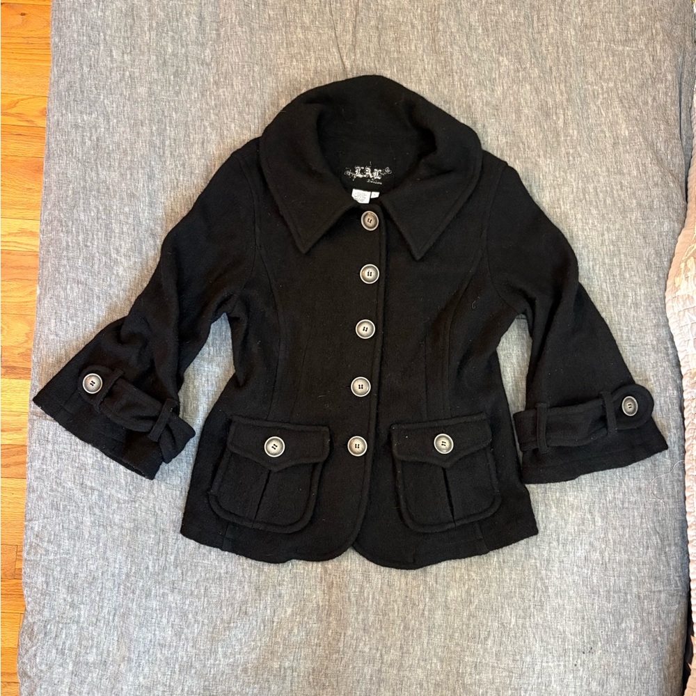 Live a Little Women’s Wool Jacket Vintage 2000s